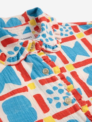 BOBO CHOSES / Geometric Game all over woven shirt