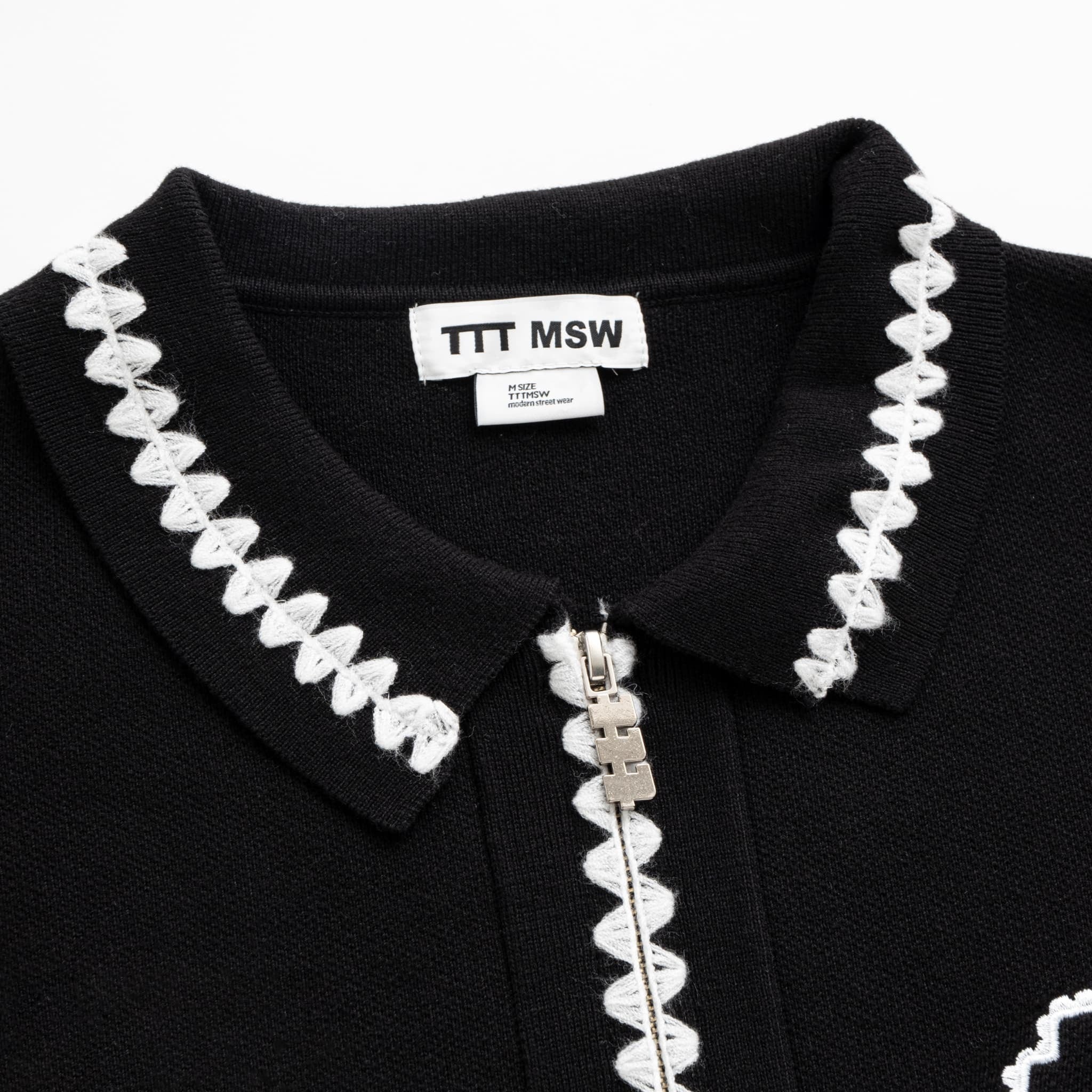Knit polo cardigan(BLACK) | TTTMSW Knit polo cardigan(BLACK) | TTTMSW