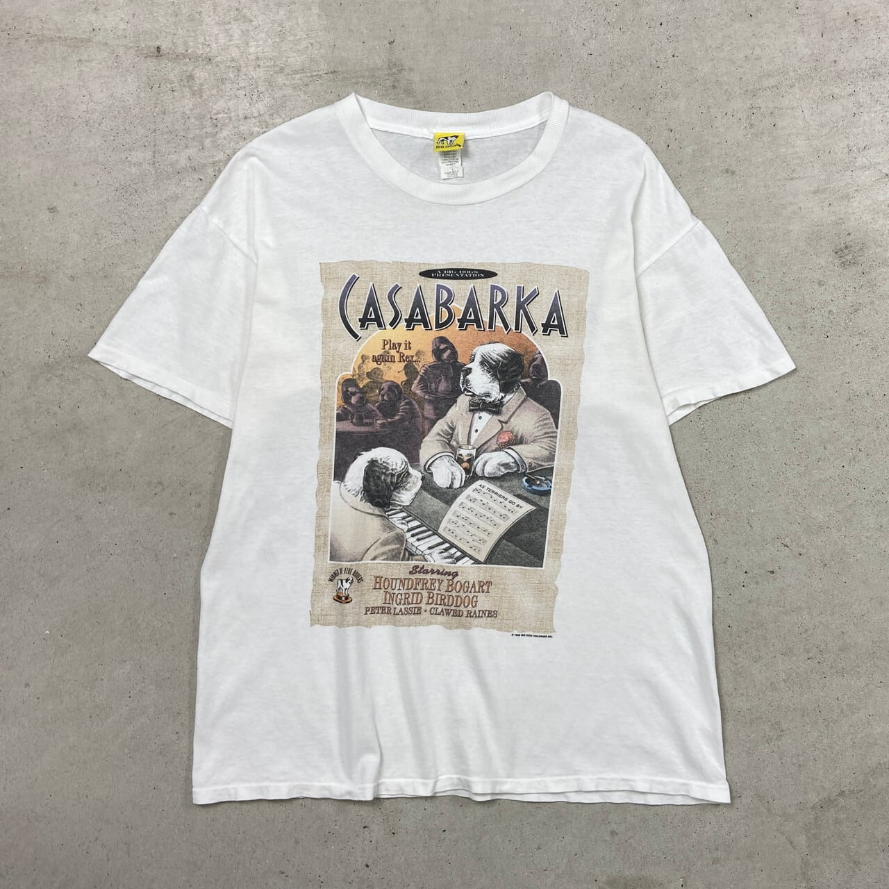 90年代 USA製 BIG DOGS ビッグドッグス アニマル プリントTシャツ