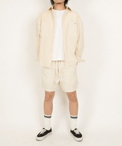 【#Re:room】SEERSUCKER STRIPE BIG SHIRTS［RES111］