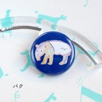 【CHIQON】ROUND  缶バッチ「バク」