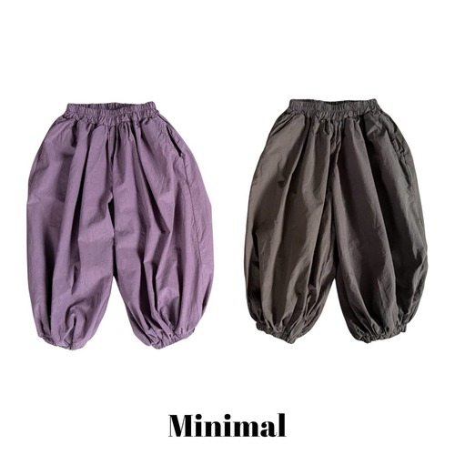MINIMAL［取寄］volumn balloon pants 26autumn