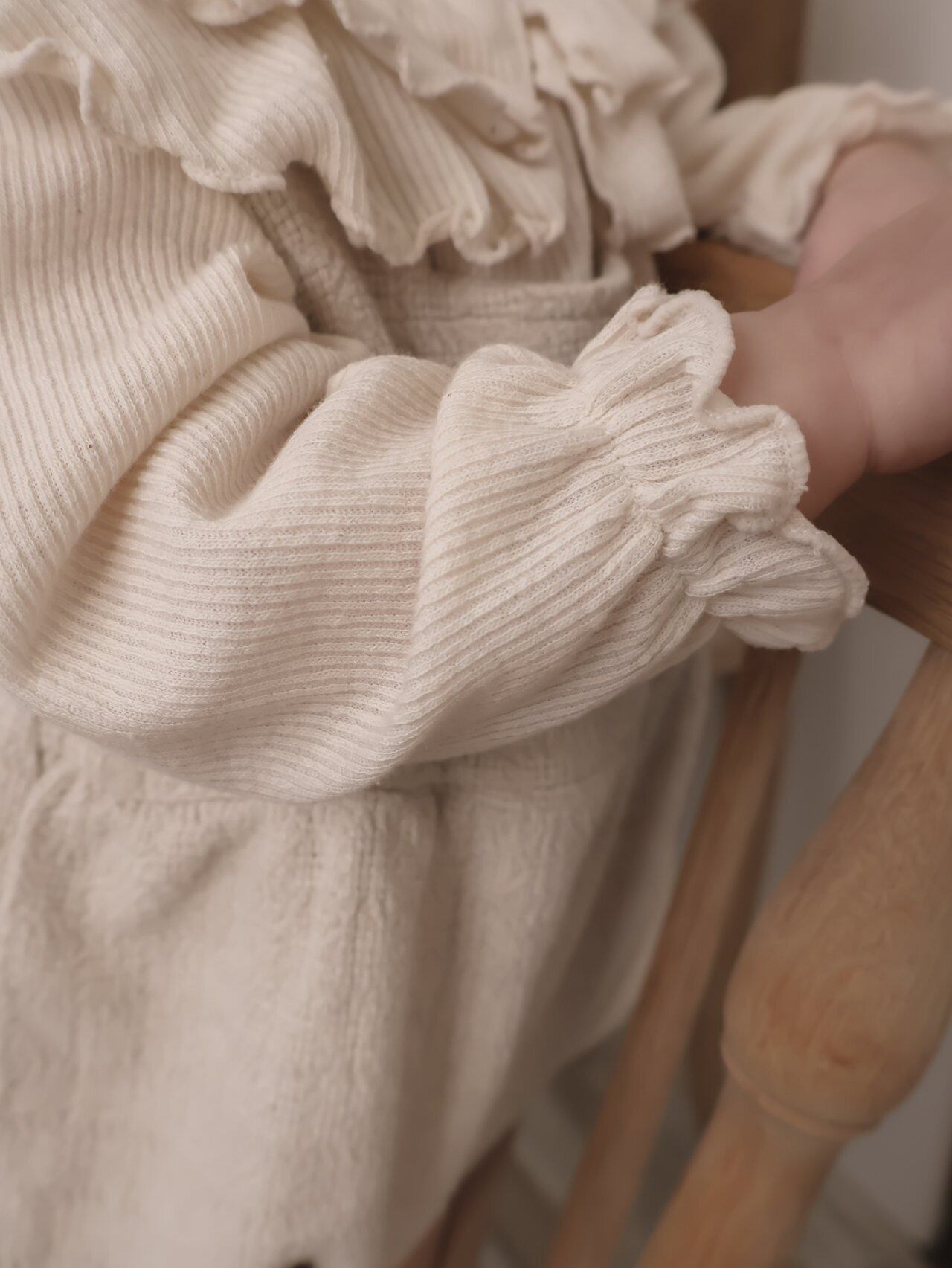 【即納/80size】ダブルフリルTシャツ mimimarket