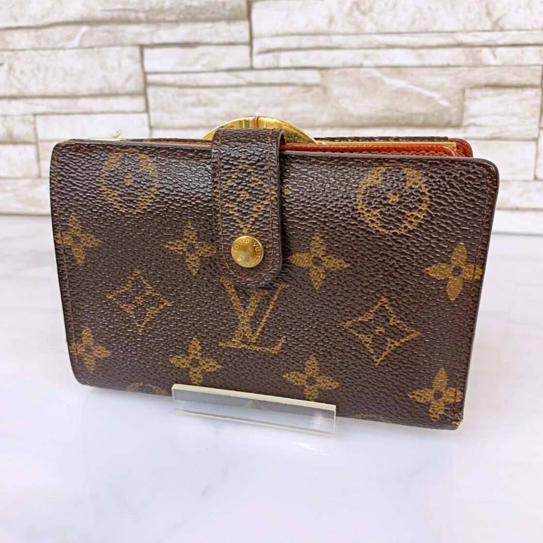 ルイヴィトン LOUIS VUITTON ポルトパピエ ジップ モノグラム 二つ折り 