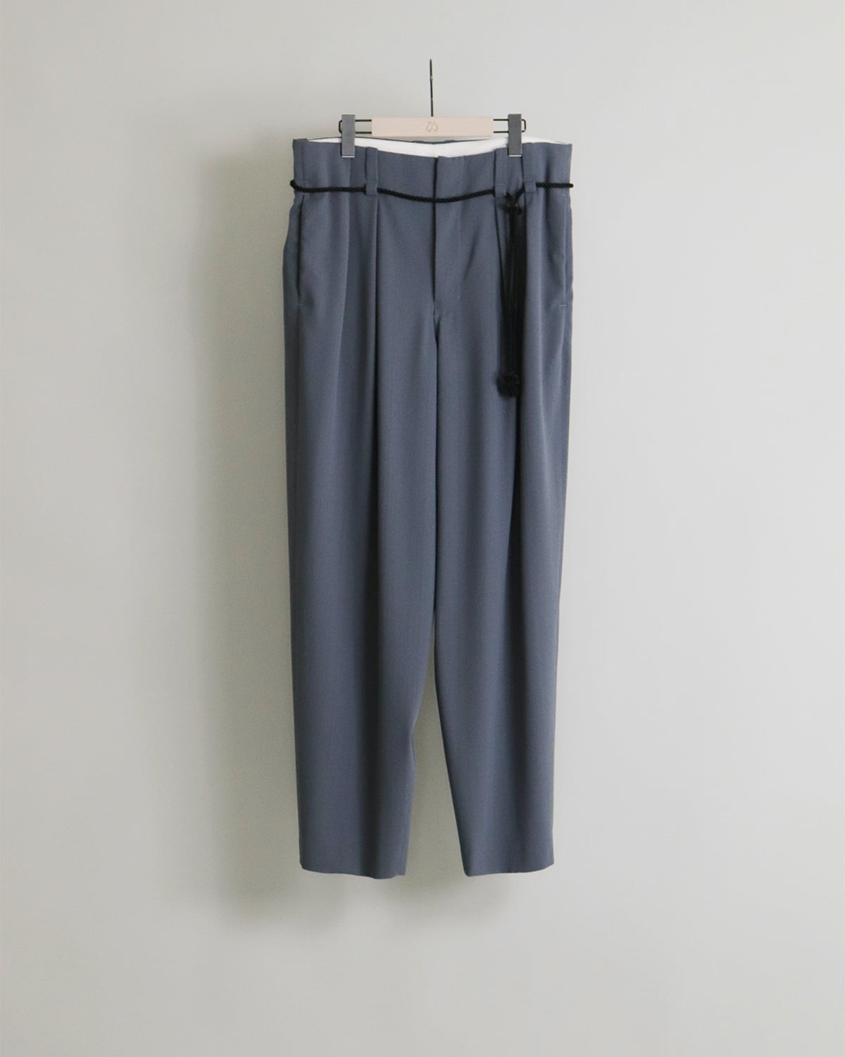 品質保証 ETHOSENS 20AW Rope pattern wide trousers kids-nurie.com