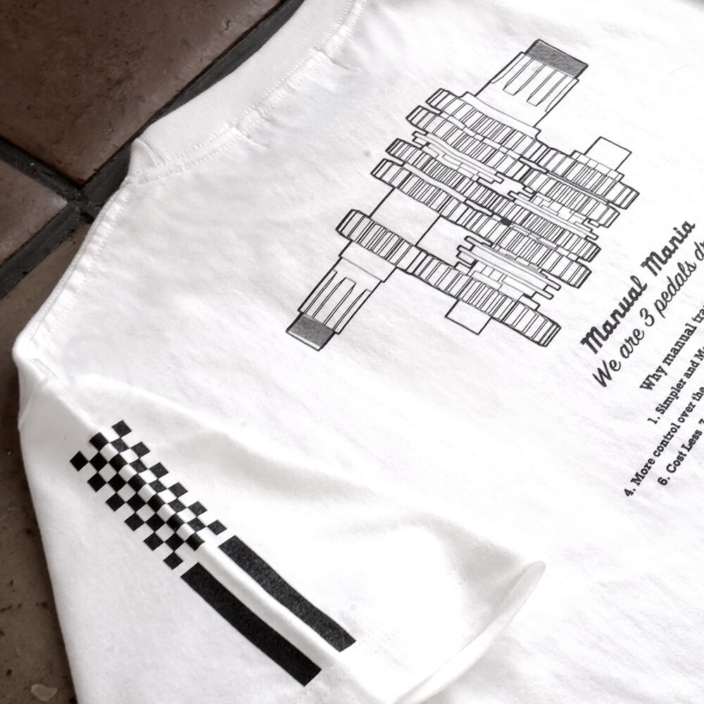 Manual Mania T-shirts White マニュアルマニア白スーパーヘビーT