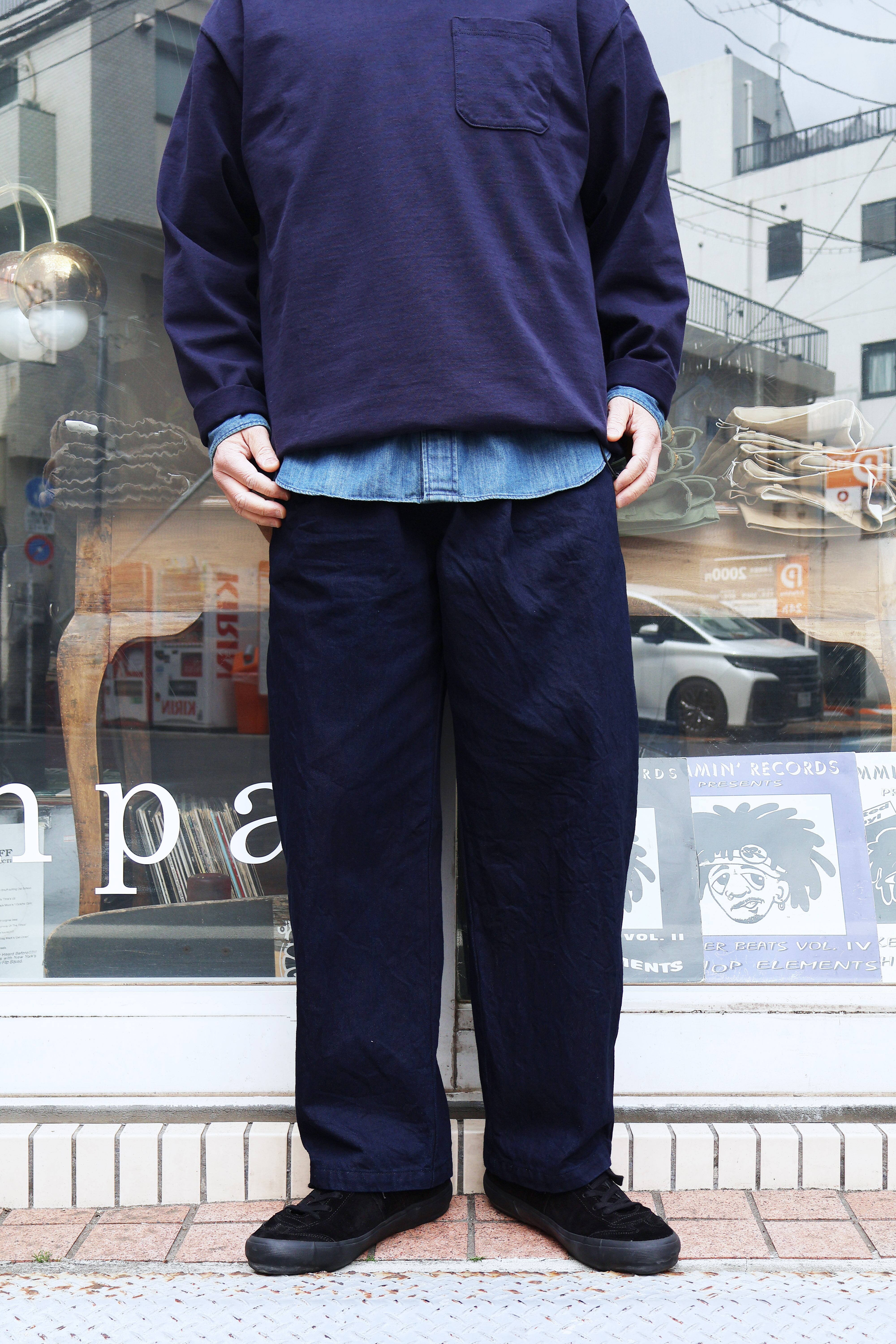 STILL BY HAND ディープタックデニムパンツ DN03261 | Lampa