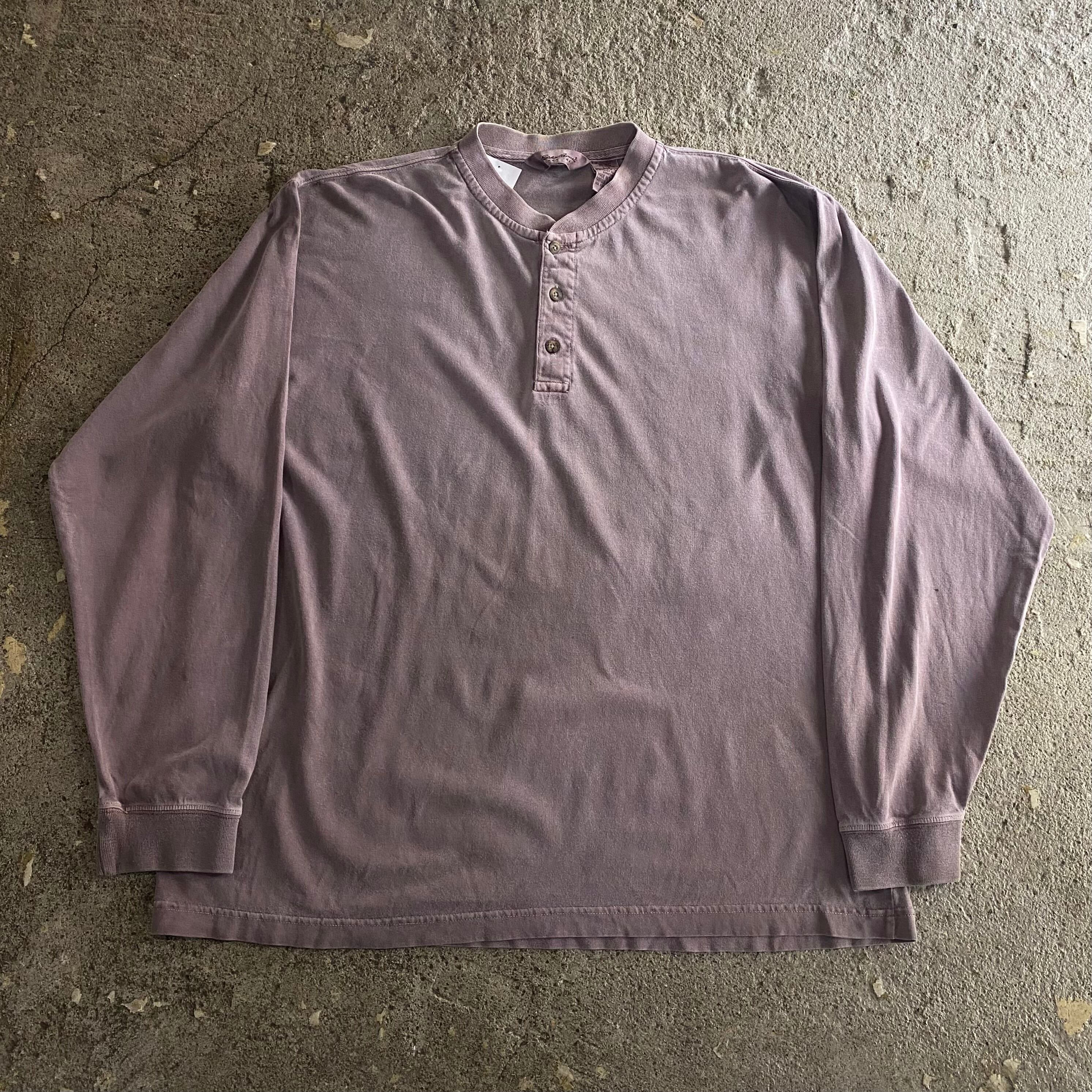 90s Eddie Bauer henry neck L/S T-shirt【仙台店】 | What'z up