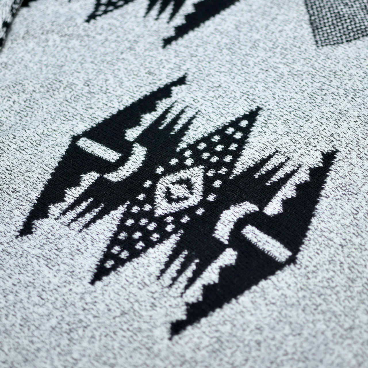 special design knit poncho