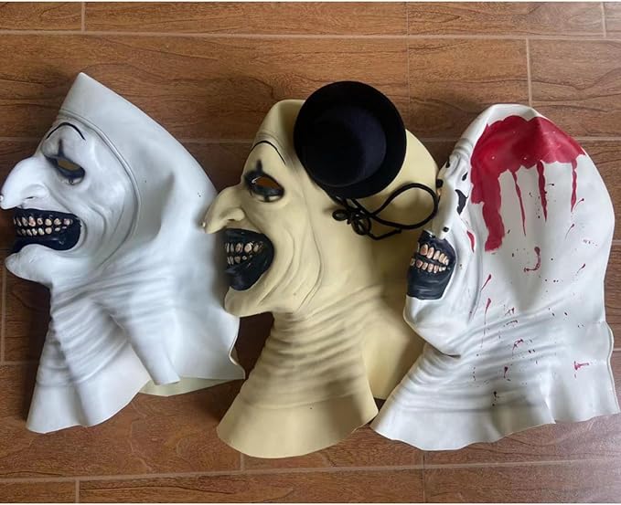 Hushan] ピエロ コスプレ ヘッドギア 子供用/大人用サイズ