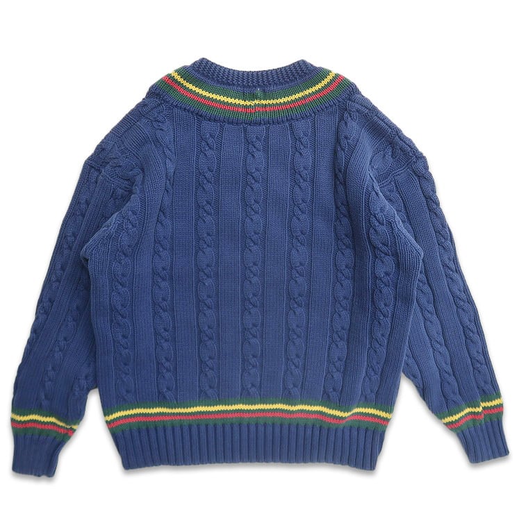 古着 90年代 GAP ギャップ OLD GAP Vネック コットンニット チルデン