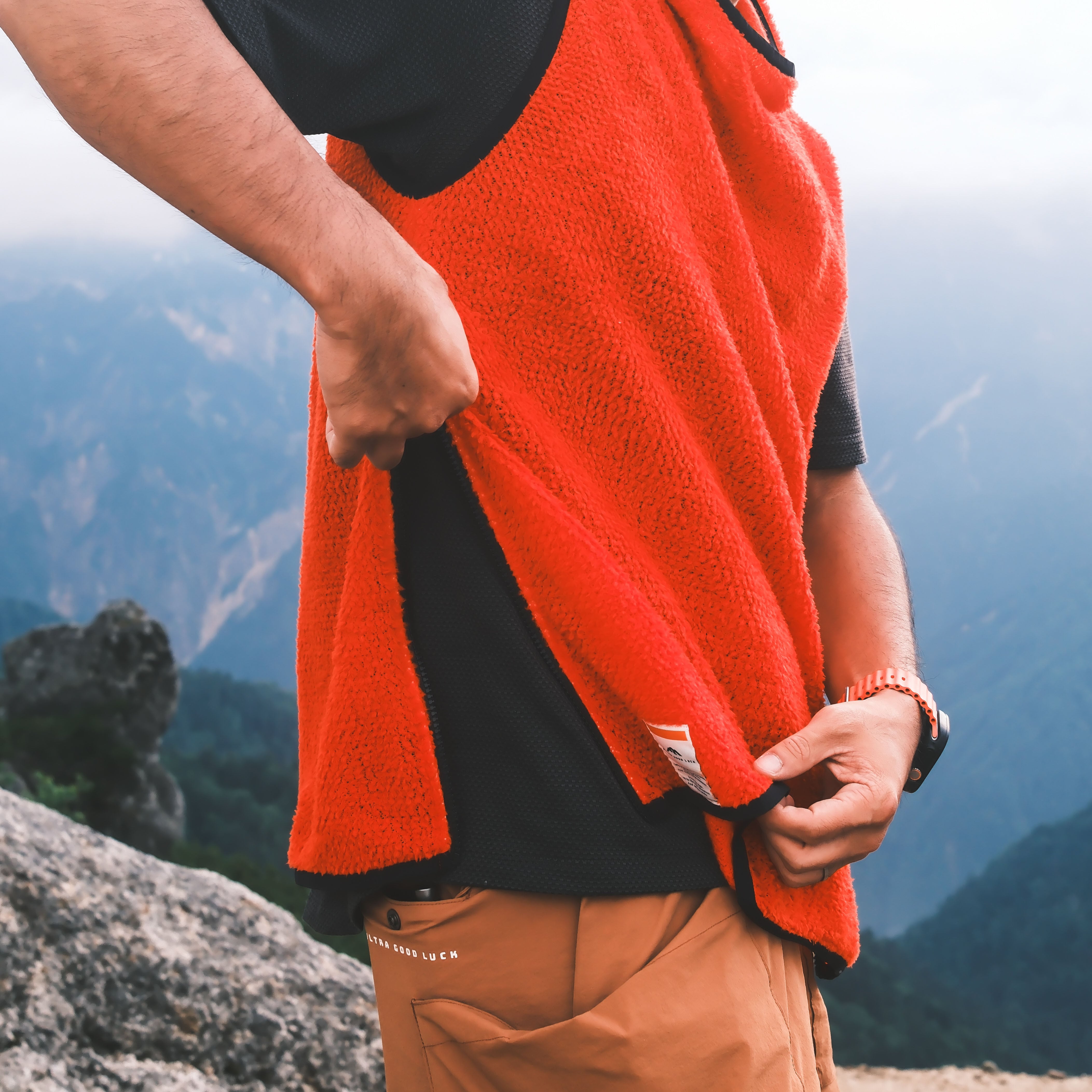 その他ブランド / ULTRA GOOD LUCK/ALPHA 90 SIDE ZIPVESTフリースベスト/XL/ポリエステル/ORN ALPHA 90 SIDE ZIP VEST | ULTRA GOOD LUCK