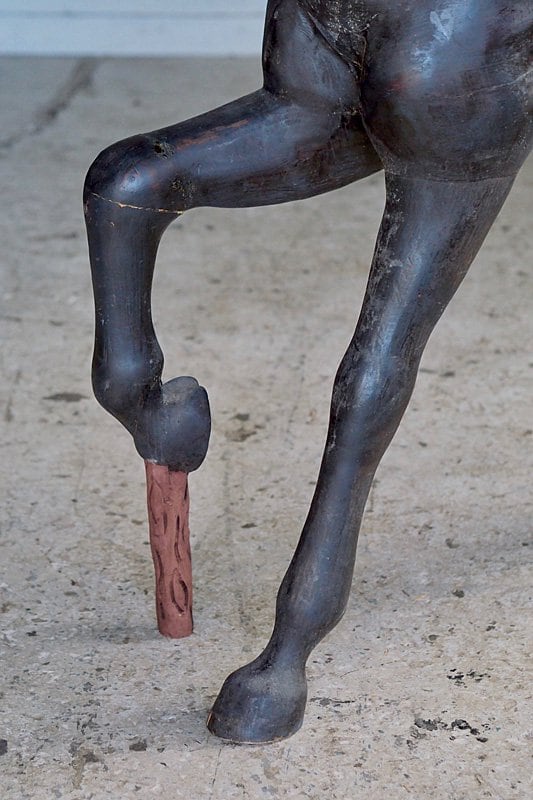 木彫りのケンタウロス-Centaurus wood carving objet | アンティーク