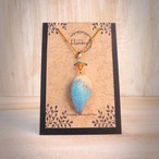 陶器ネックレス  このはno.10 mixed blue