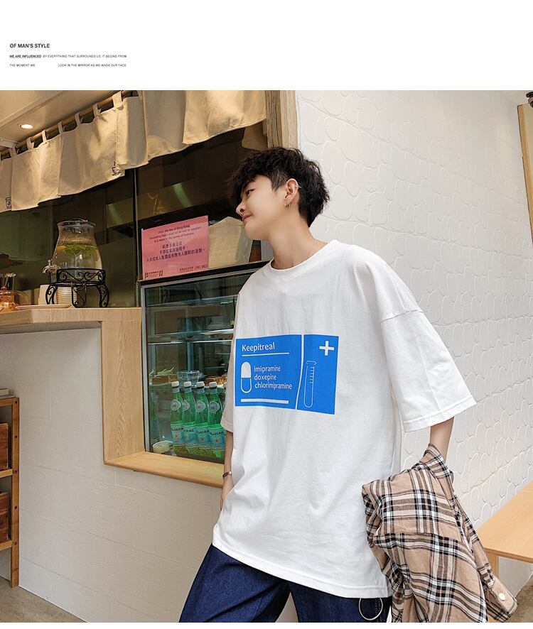 全2色 Tシャツ カットソー プリント カジュアル おしゃれ