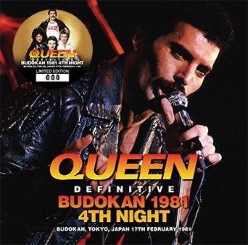 NEW  QUEEN      DEFINITIVE BUDOKAN 1981 4TH NIGHT  2CDR Free Shipping Japan Tour