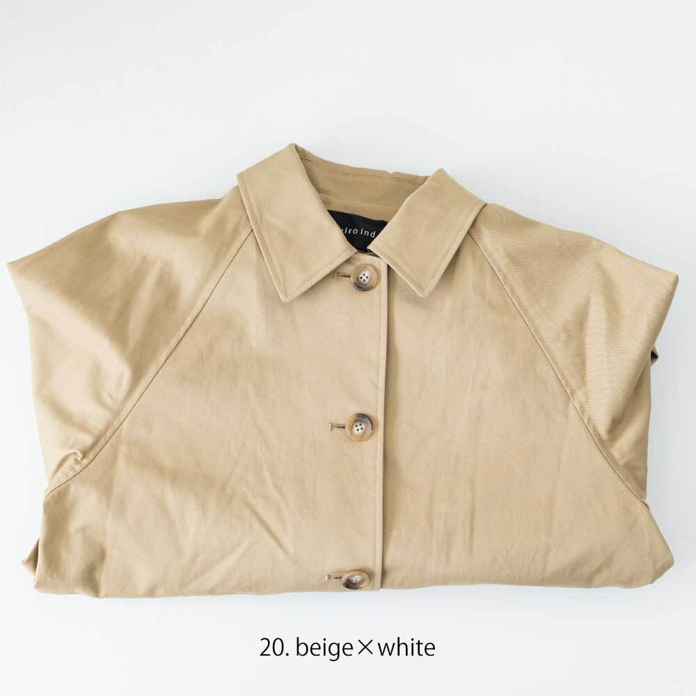 mizuiro ind ステンカラーコート | LASQ store | ラスクストア