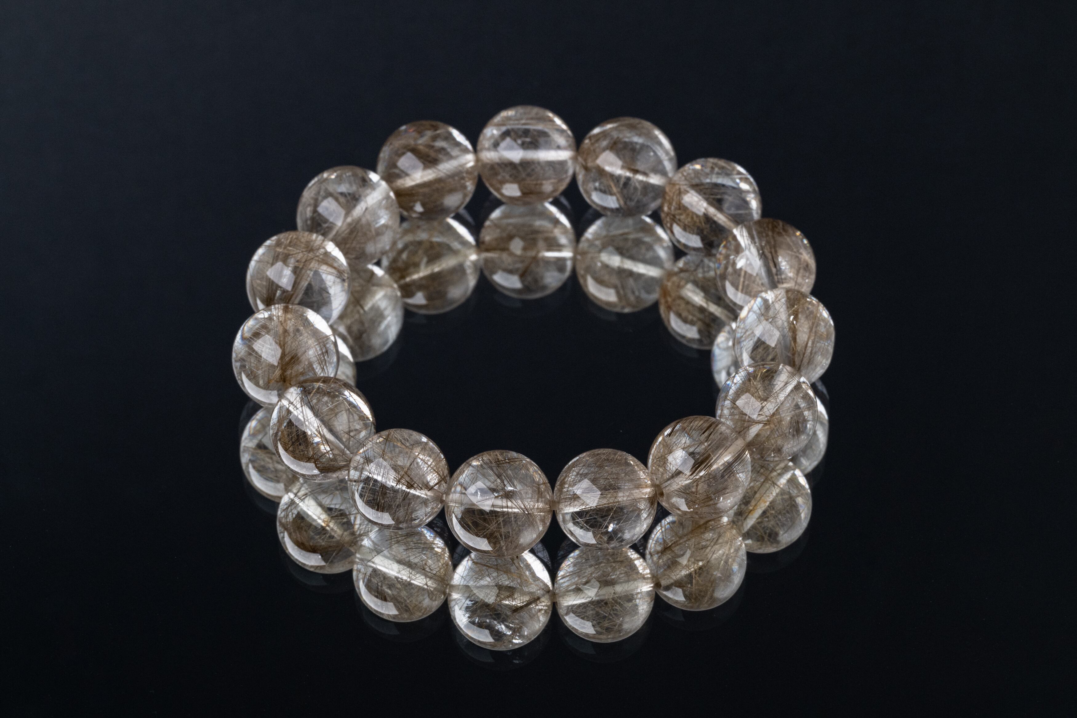 ◇一点物◇ シルバールチルクォーツ ブレスレット 14mm | 天然石専門店