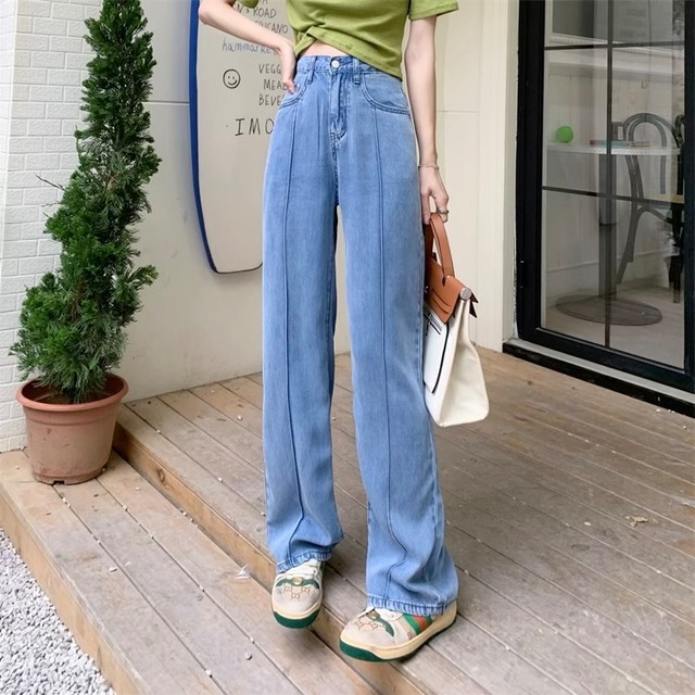 【送料無料】 パンツ ズボン ワイドパンツ デニムパンツ ロング ロング丈 ワイド デニム かわいい 大人可愛い シンプル カジュアル おしゃれ お洒落 大人可愛い 大人女子 こなれ感 キュート 存在感 無地 春 夏 秋 冬 オールシーズン 10代 20代 30代 40代 レディース 女性用 学生 通学 デート お出かけ 女子会 休日 着回し 普段使い 韓国 韓国系 オルチャン ファッション コーデ スタイル S M L XL ブルー