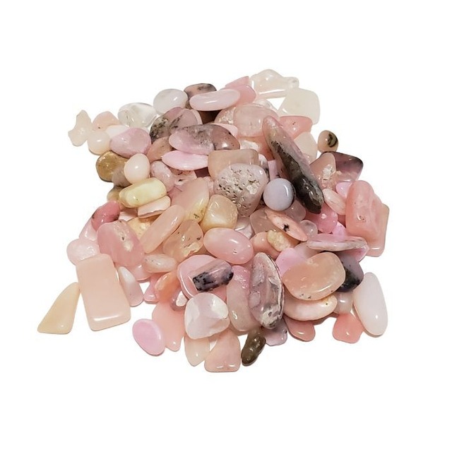 ピンクオパール25ｇ さざれ石 レアストーン パワーストーン ピンクの石 スピリチュアルストーン ヒーリング お守り 普通郵便 送料無料 風水アイテム 開運インテリアにおすすめ