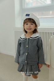 LALALAND 26/SS (Kids)Sailor pleated skirt
