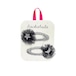 HAL468-Mystic Sparkle Tulle Clips-BLACK