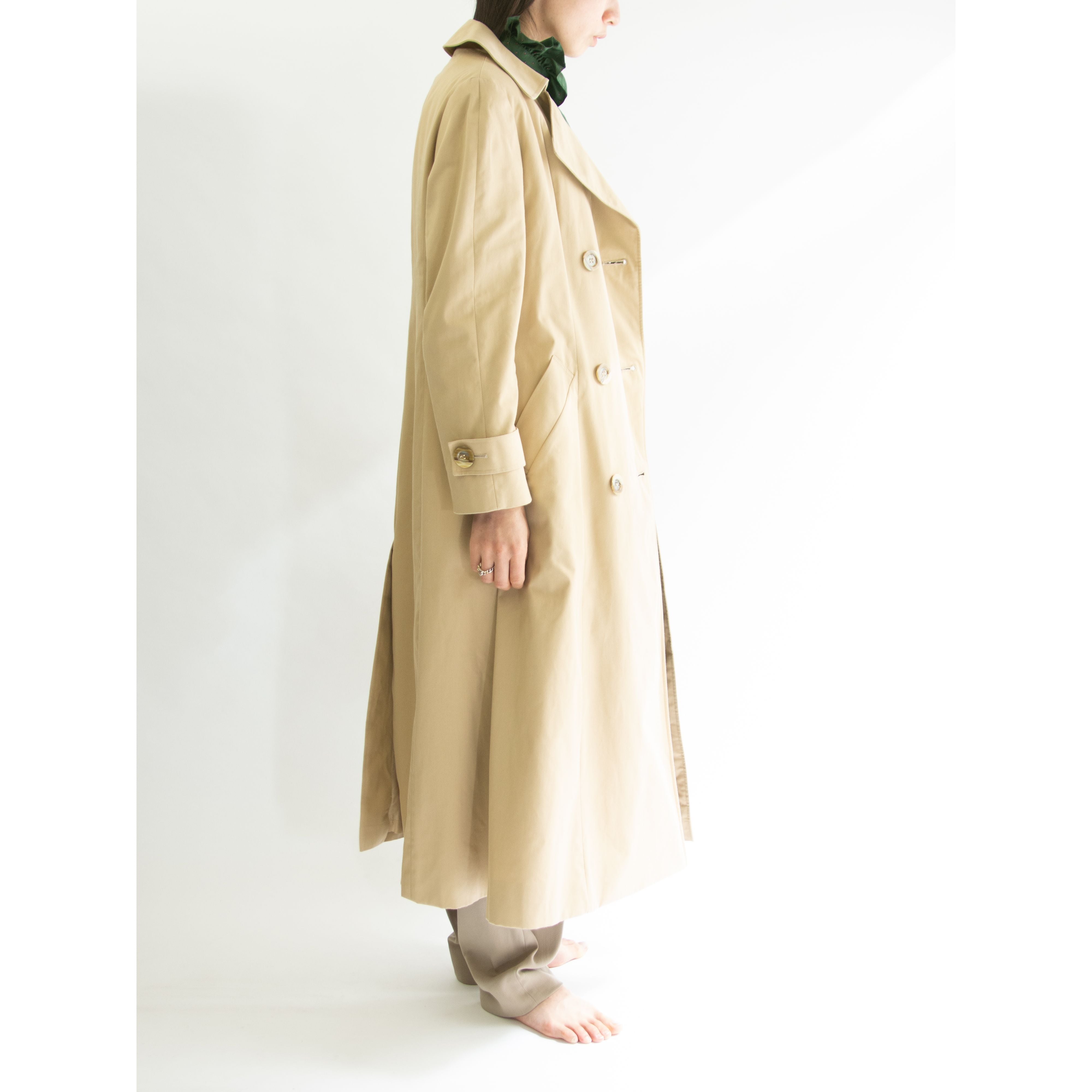 【Aquascutum】Made in Canada 80's Trench Coat(アクアスキュータム カナダ製 ウールライナー付トレンチコート)