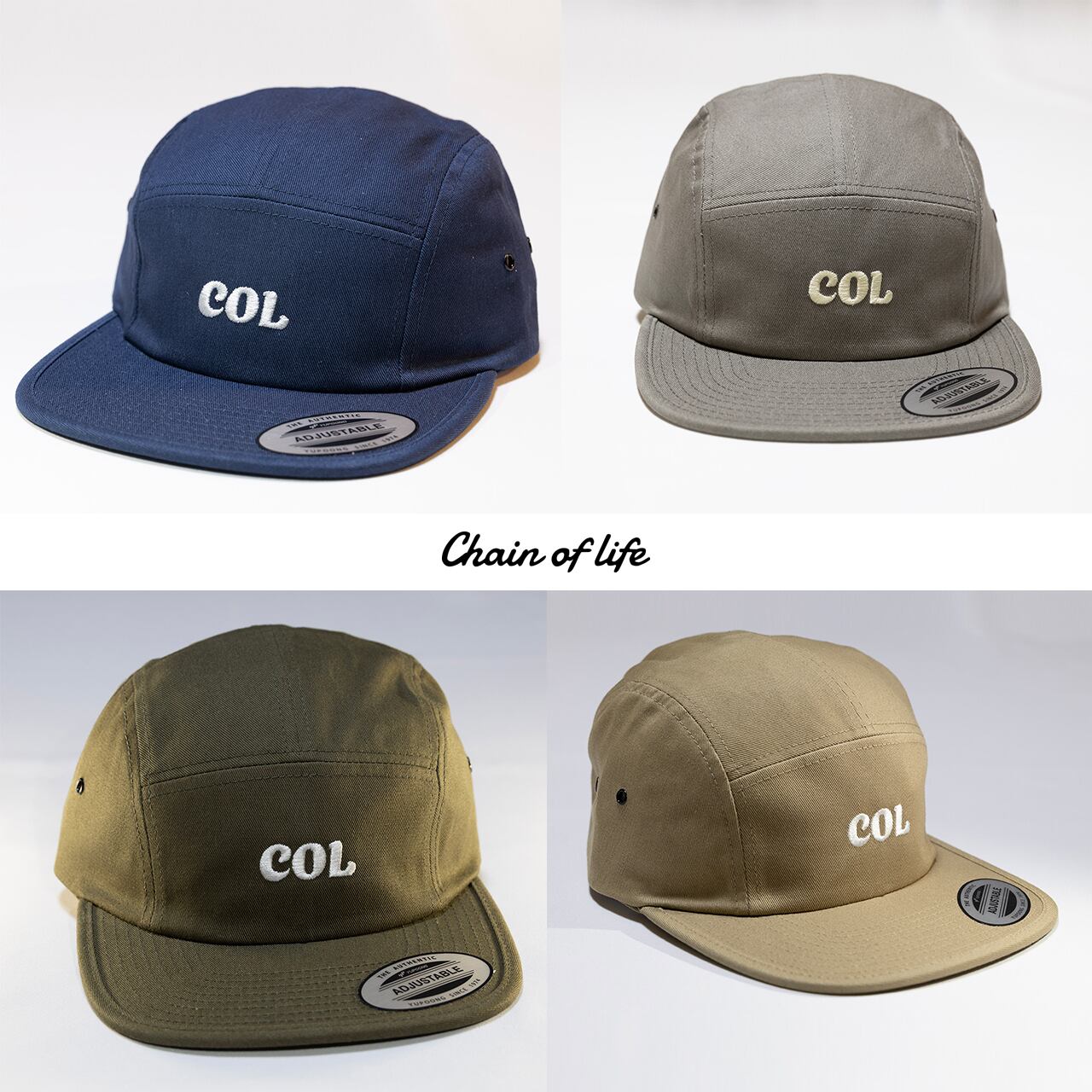 COL【SMALL LOGO CAMPER】キャンパーキャップ | chainoflife