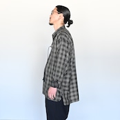 SHIRT1(KEVOMANグラフチェックロングスリーブシャツ)
