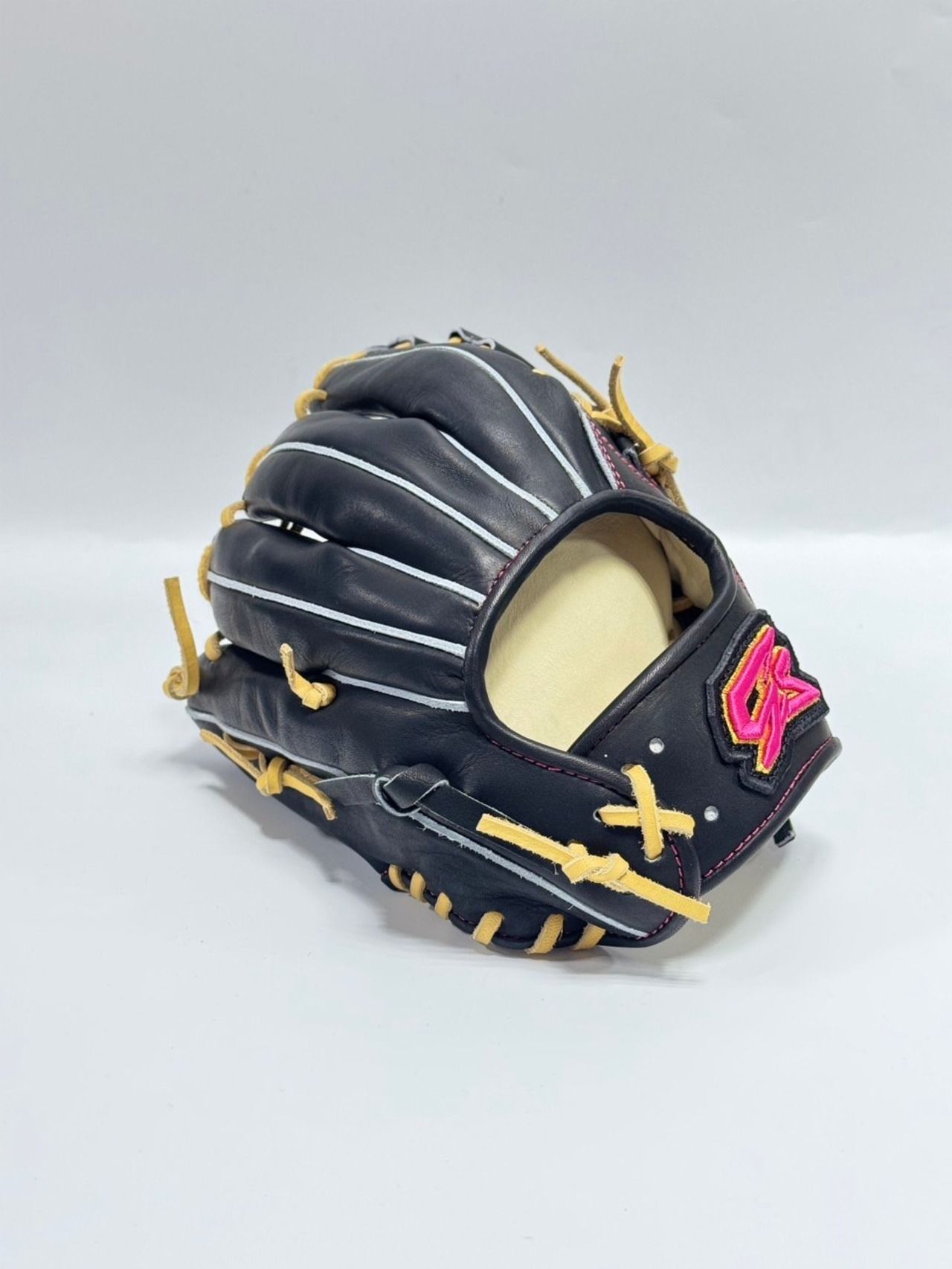 GS ゴリラスポーツ　硬式モデル　右投げ用　子ゴリラ型　ゴリスポ先生ガイド型付け済　ブラック×キャメル・画像3