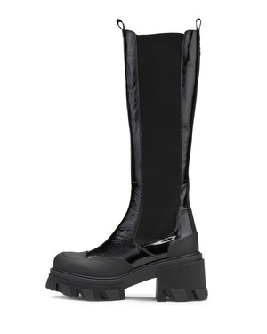 【GANNI】cleated high chelsea boots