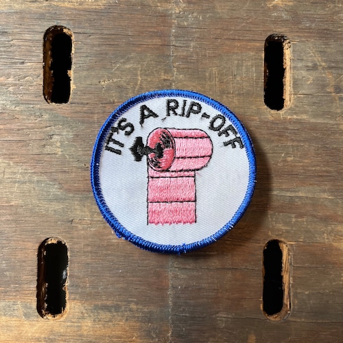 Vintage Patch "A RIP-OFF"