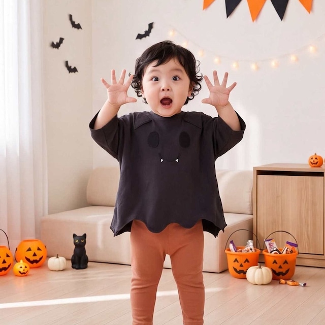 【BABY&KID】ハロウィンゆったりトップス