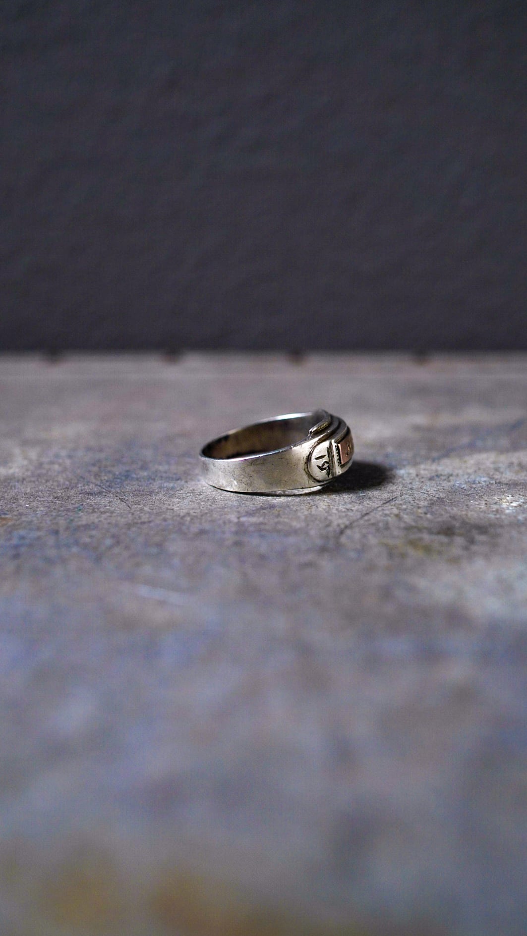 1945】U.S. Military WWII トレンチ アート リング 《アメリカ軍