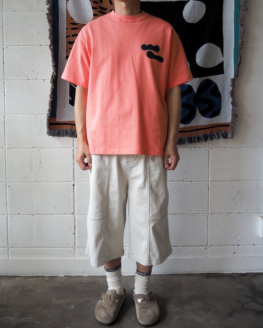 COMFORTABLE REASON, Denim Buggy Shorts | not wonder store