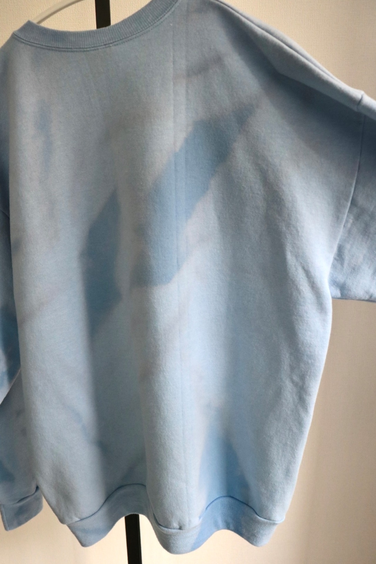 Champion bleached sky blue sweat shirt
