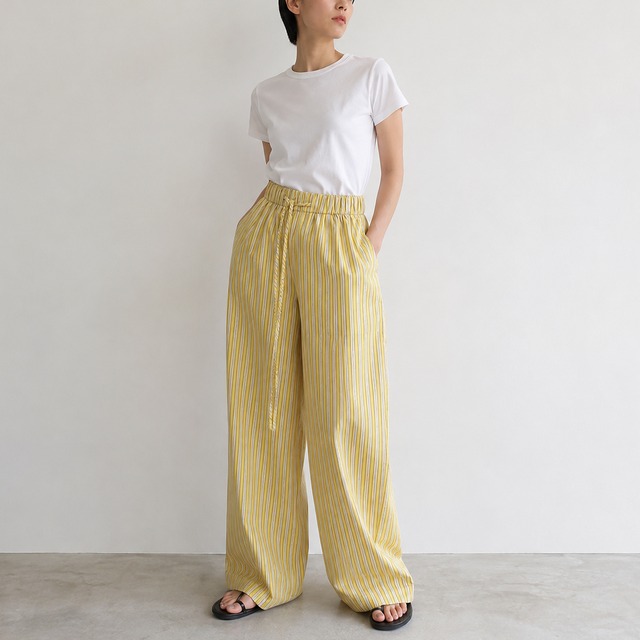 stripe easy pants　k-0221