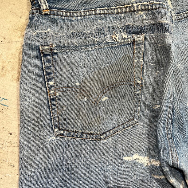 70's LEVI'S リーバイス 501 66 Big E デニム 過渡期モデル 刻印6
