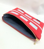 ロンドンバス　フラットポーチ｜とりさん工房ーかわいいハンドメイドポーチ