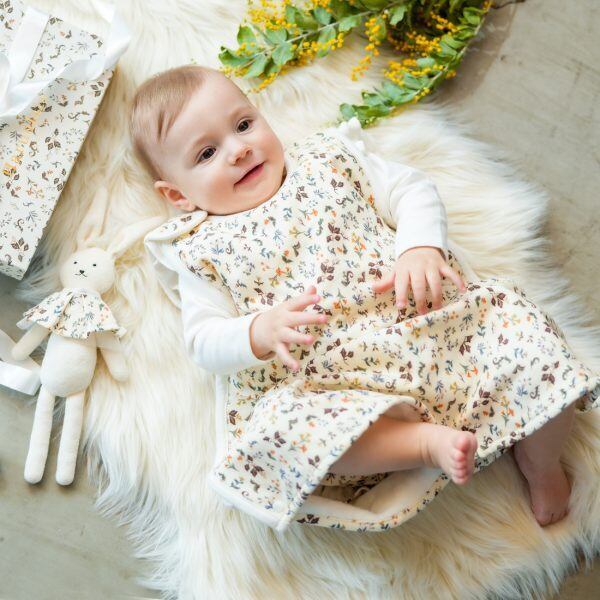 Haruulala　[baby]オーガニックコットンスリーパー　ワルツ　　（ギフトBOX付き）