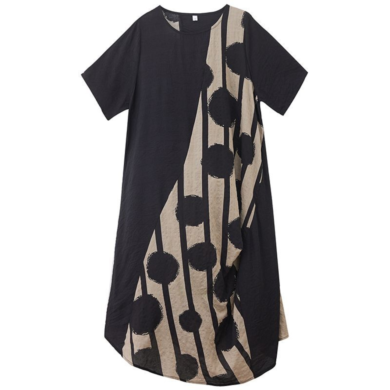 アートパターン Aライン ワンピース  30161