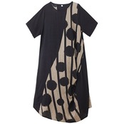 アートパターン Aライン ワンピース  30161