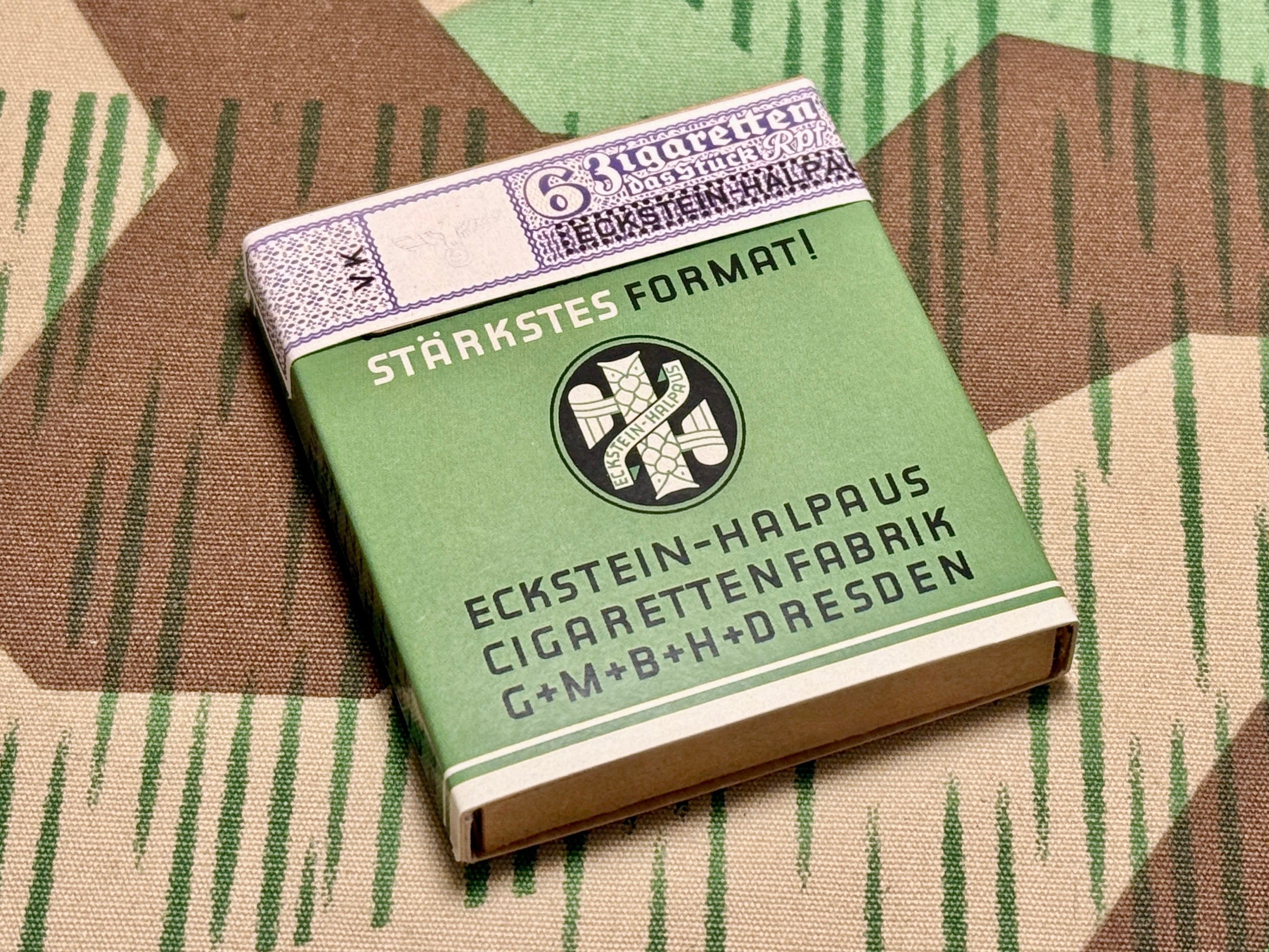 WWII ドイツ軍 Eckstein №5タバコBOX(空箱） | アイヘンバウム