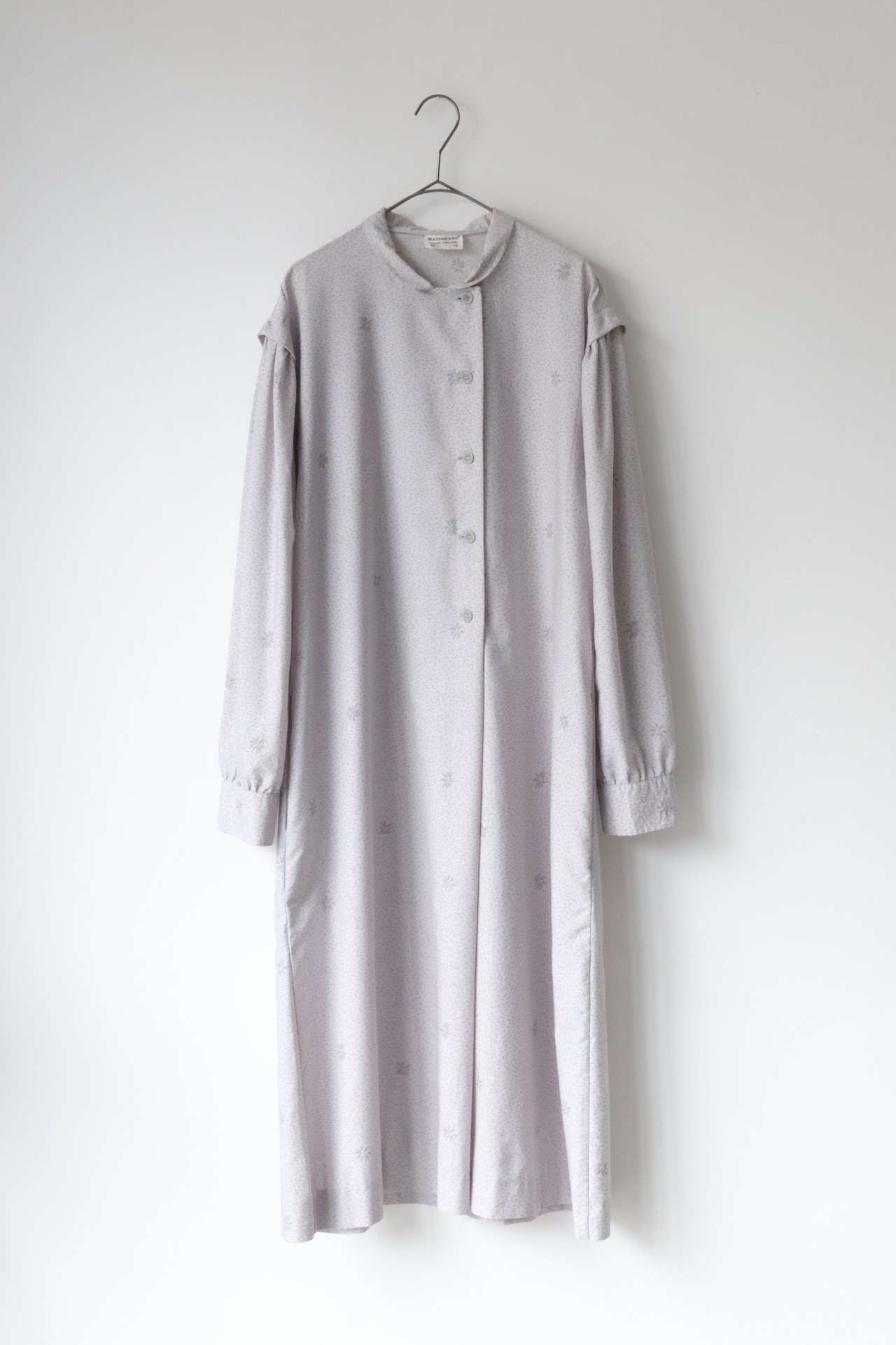 Marimekko floral print lavender gray dress