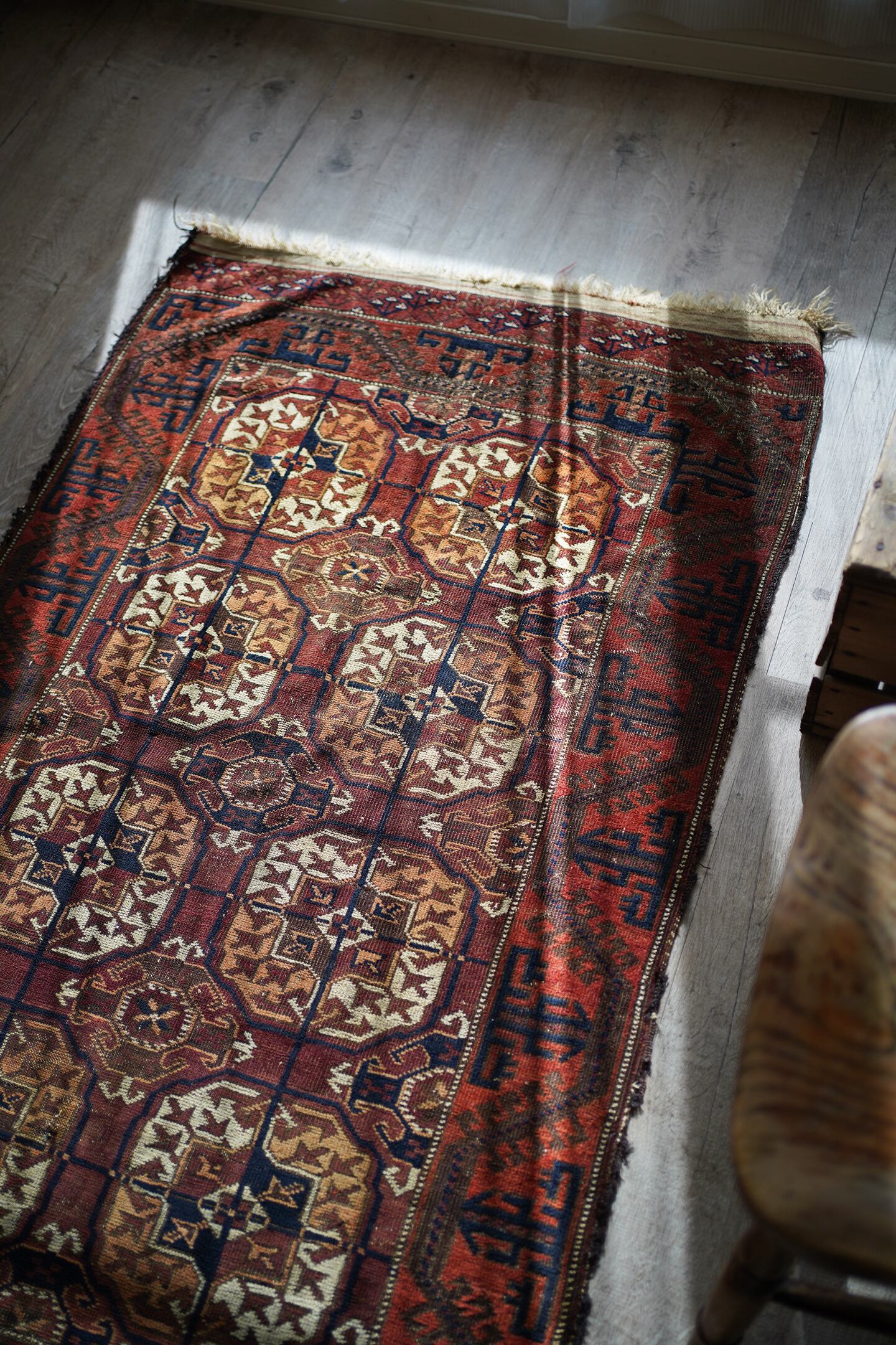 ラグ・カーペット Afghan baluch rug 168】Antique Afghan Baluch rug 1900's | ヴィンテージラグ専門