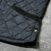 black quilting jacket