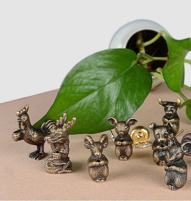 干支のお香たて（干支＋葉っぱモチーフお香受けのセット）