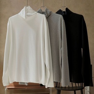 タートルネック 長袖 Tシャツ 3col M 10304