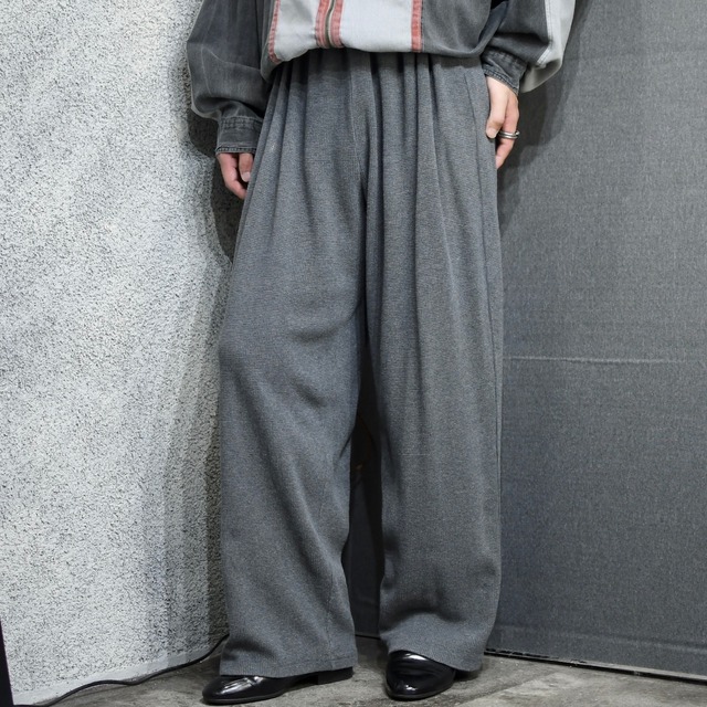 side line wide thermal easy pants