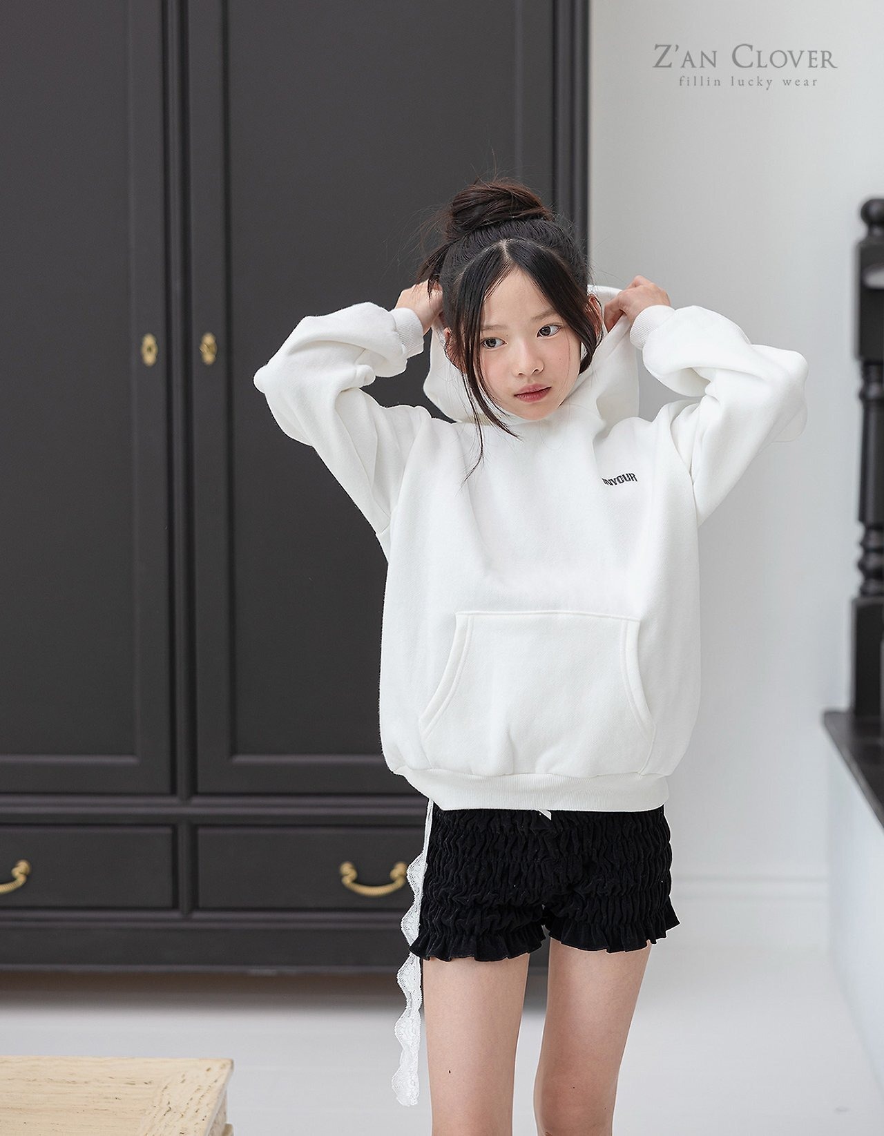 ZAN CLOVER［取寄］velour shirring short pants 26winter